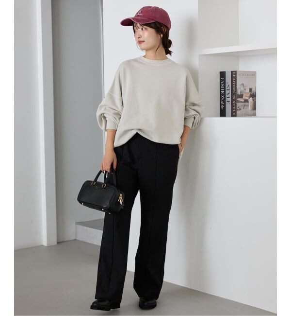 SLOBE IENA「《WEB限定カラー有り/追加》ビックシルエットピグメント裏毛プルオーバー」|スウェット・ジャージ|