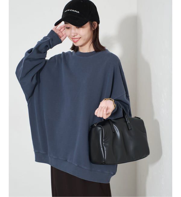 SLOBE IENA「《WEB限定カラー有り/追加》ビックシルエットピグメント裏毛プルオーバー」|スウェット・ジャージ|