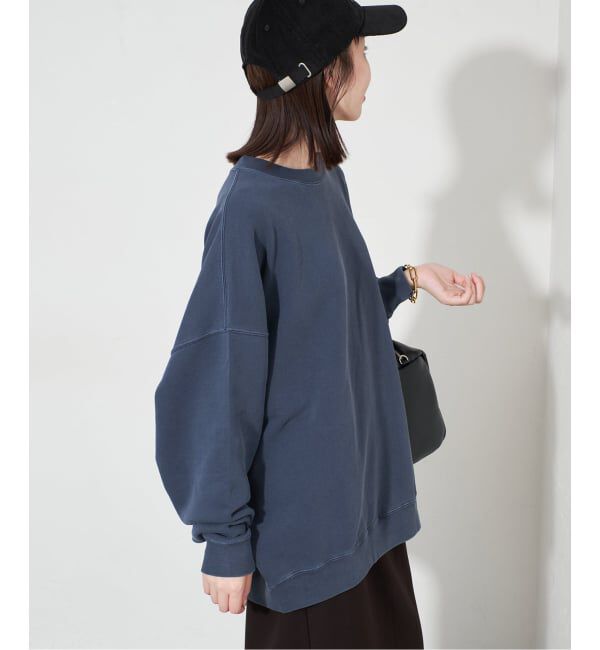 SLOBE IENA「《WEB限定カラー有り/追加》ビックシルエットピグメント裏毛プルオーバー」|スウェット・ジャージ|