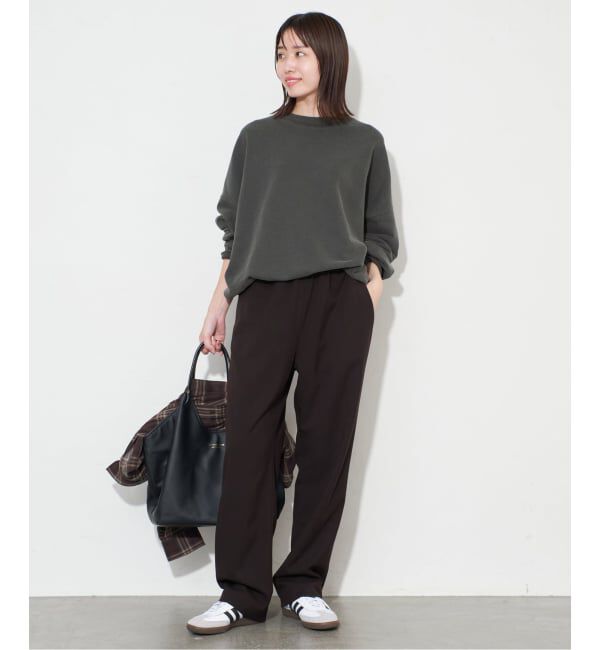 SLOBE IENA「《WEB限定カラー有り/追加》ビックシルエットピグメント裏毛プルオーバー」|スウェット・ジャージ|