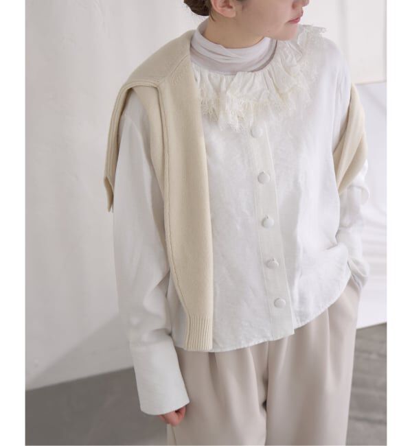 IENA「MAISON GUILLEMETTE/メゾンギヨメット CHLOE SHIRT シャツ」|シャツ・ブラウス|
