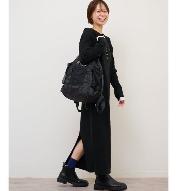 JOURNAL STANDARD relume「【MULTI FUNC+】ヘンリーネックニットワンピース」|ワンピース|