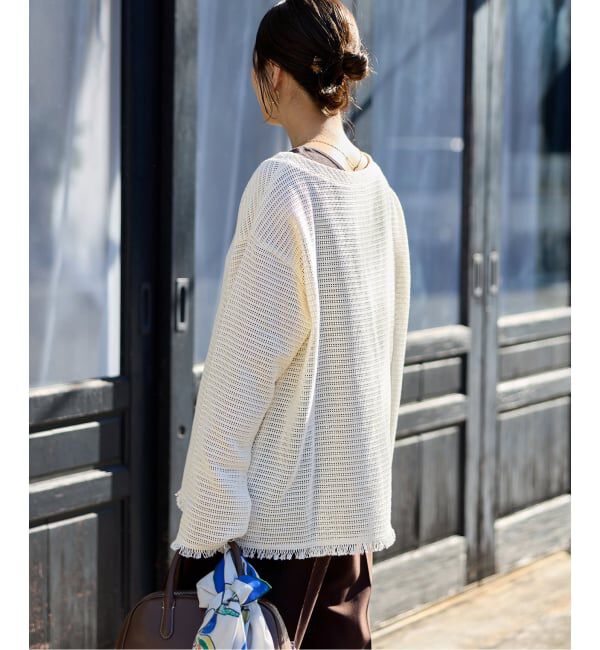 JOURNAL STANDARD「バスケットメッシュ ルーズブラウス」|シャツ・ブラウス|