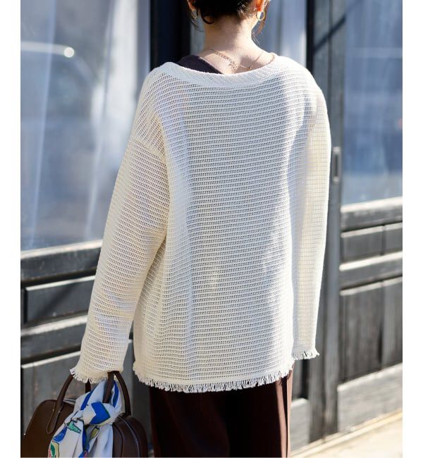 JOURNAL STANDARD「バスケットメッシュ ルーズブラウス」|シャツ・ブラウス|