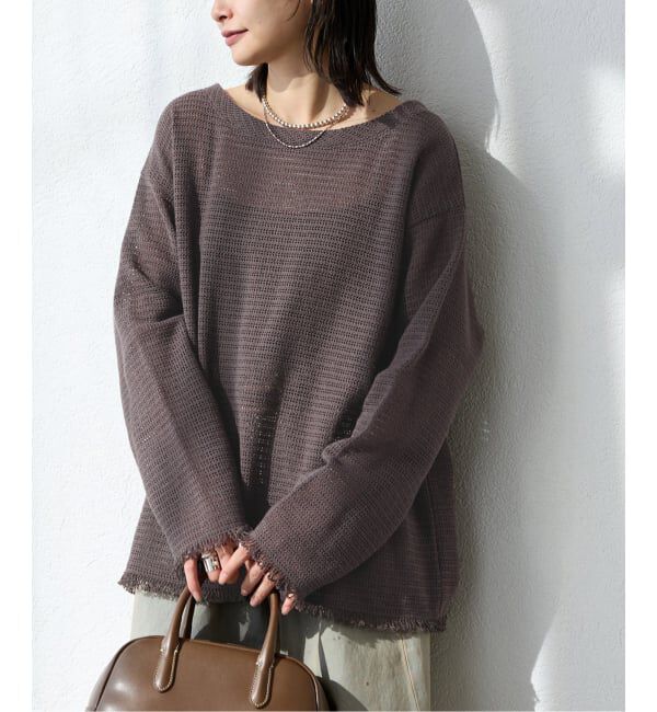 JOURNAL STANDARD「バスケットメッシュ ルーズブラウス」|シャツ・ブラウス|