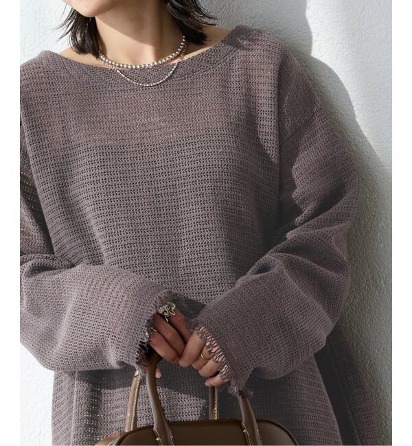 JOURNAL STANDARD「バスケットメッシュ ルーズブラウス」|シャツ・ブラウス|