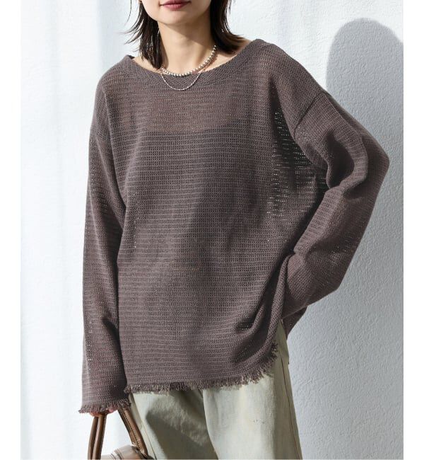 JOURNAL STANDARD「バスケットメッシュ ルーズブラウス」|シャツ・ブラウス|