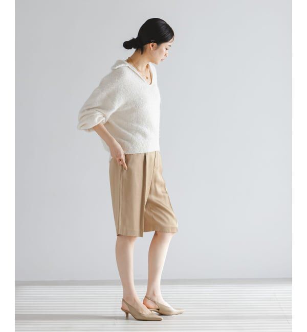 NOBLE「コンパクトサテンバミューダーパンツ」|その他|