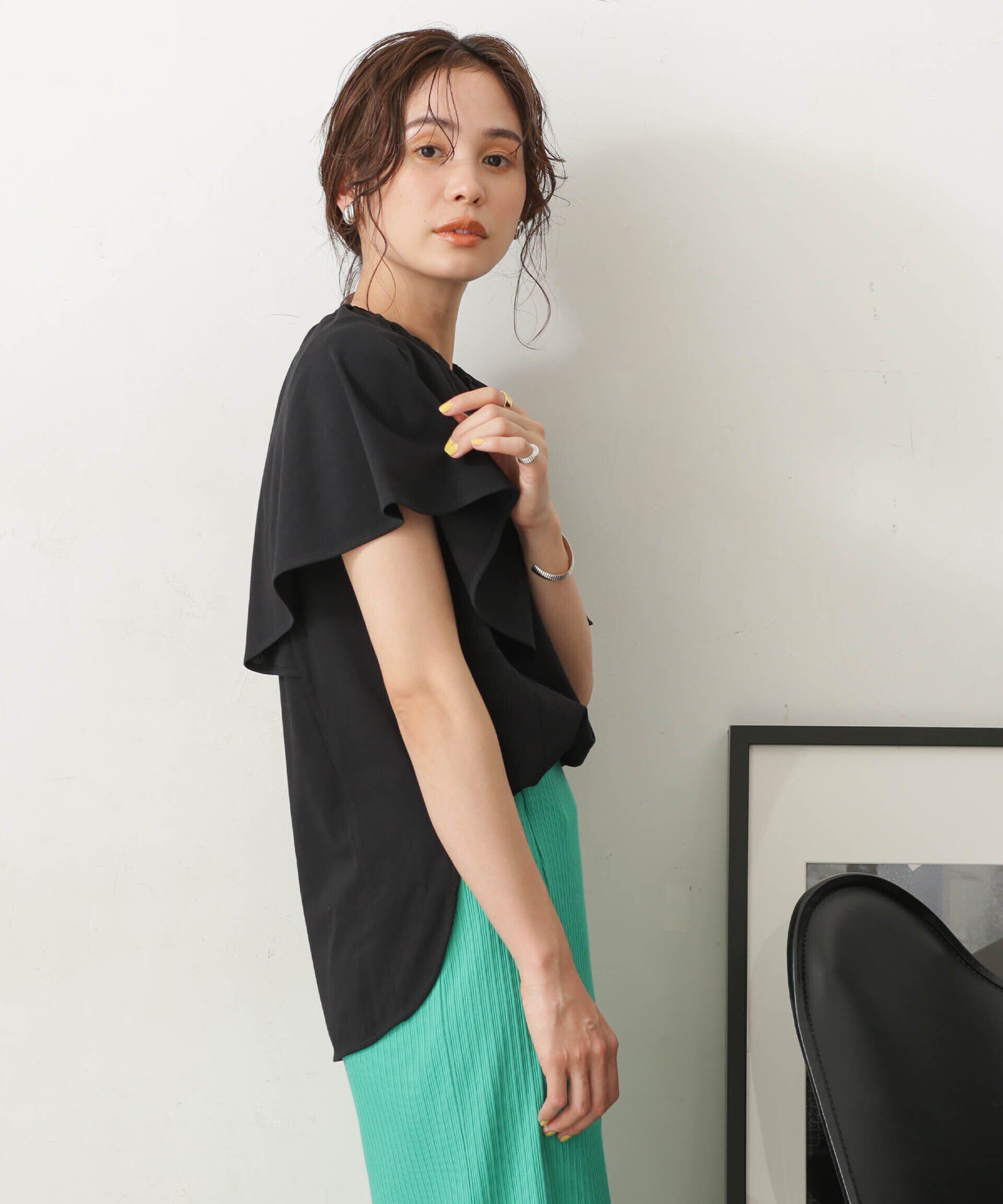 nano･universe「LB.03/Repurフレアスリーブカットトップス」|Tシャツ・カットソー|