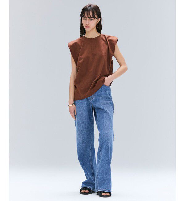 BEIGE,「【洗える】SCALA / コットンリネンボリュームスリーブトップス」|Tシャツ・カットソー|