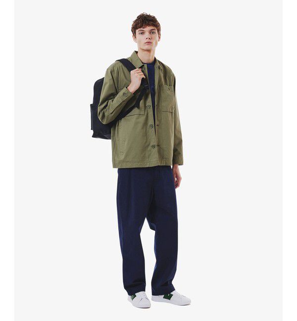 LACOSTE「コットンツイルワークシャツジャケット」|シャツ・ブラウス|