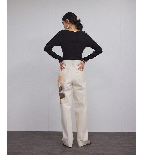 SALON adam et rope'「Hug Silk ラウンドネックプルオーバー」|Tシャツ・カットソー|