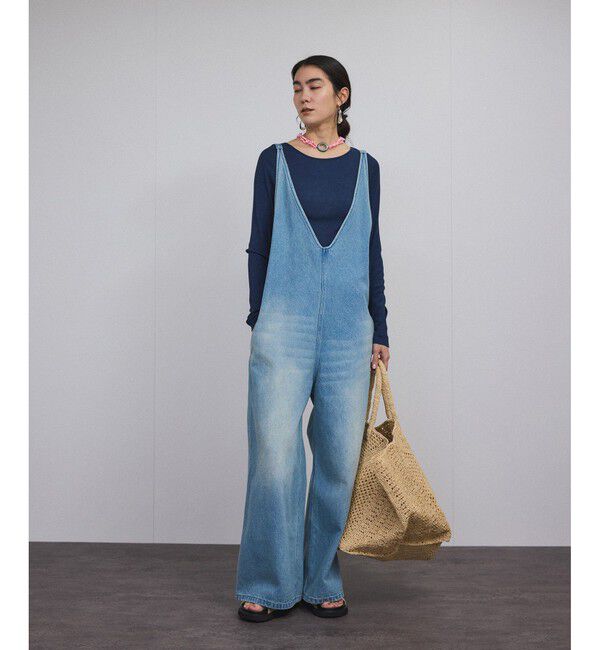 SALON adam et rope'「Hug Silk ラウンドネックプルオーバー」|Tシャツ・カットソー|