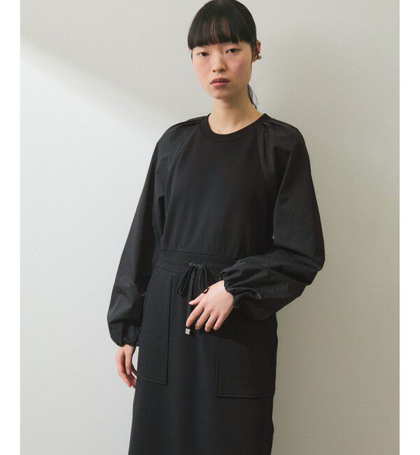 ADAM ET ROPE'「【WEB限定】スウェットコンビワンピース」|ワンピース|