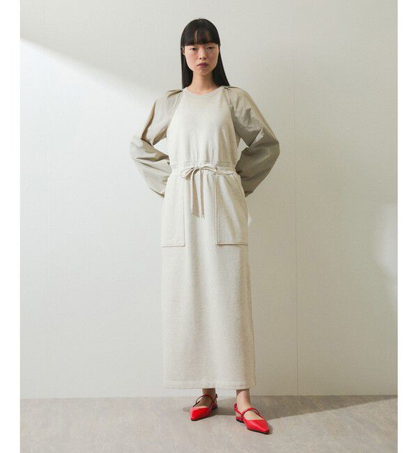 ADAM ET ROPE'「【WEB限定】スウェットコンビワンピース」|ワンピース|