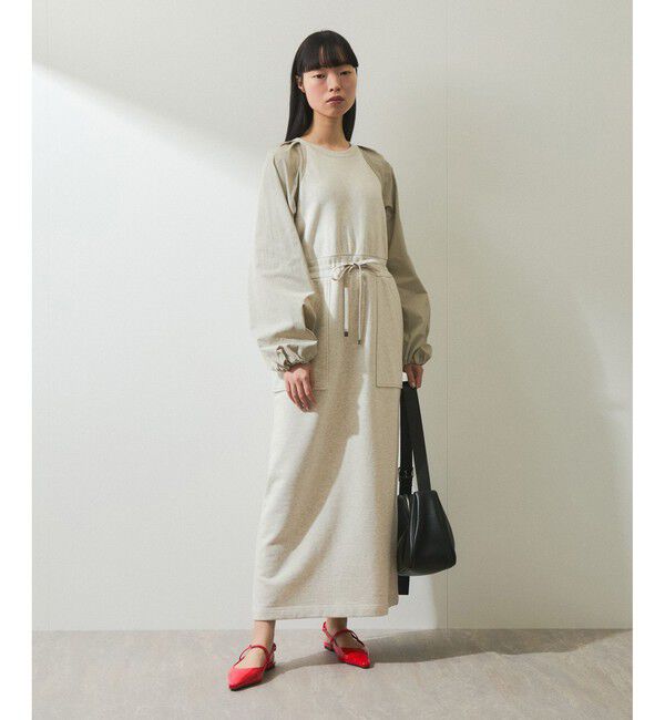 ADAM ET ROPE'「【WEB限定】スウェットコンビワンピース」|ワンピース|