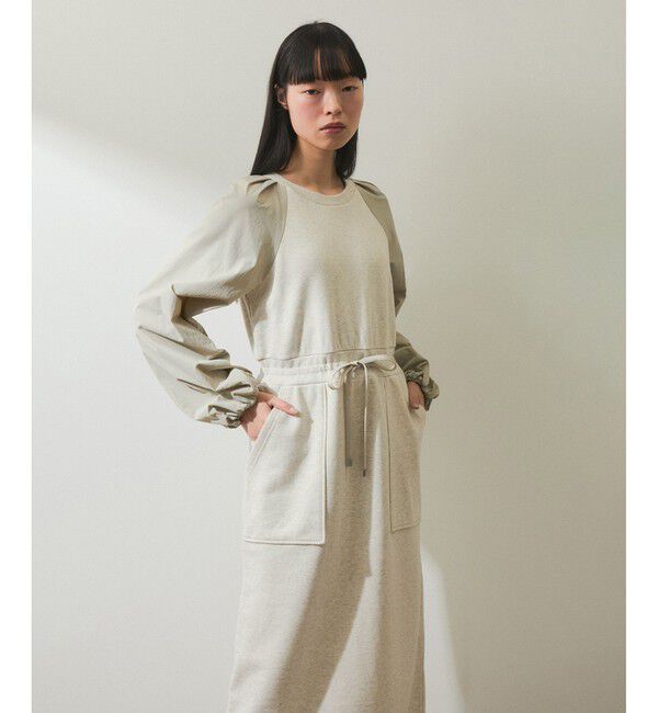ADAM ET ROPE'「【WEB限定】スウェットコンビワンピース」|ワンピース|
