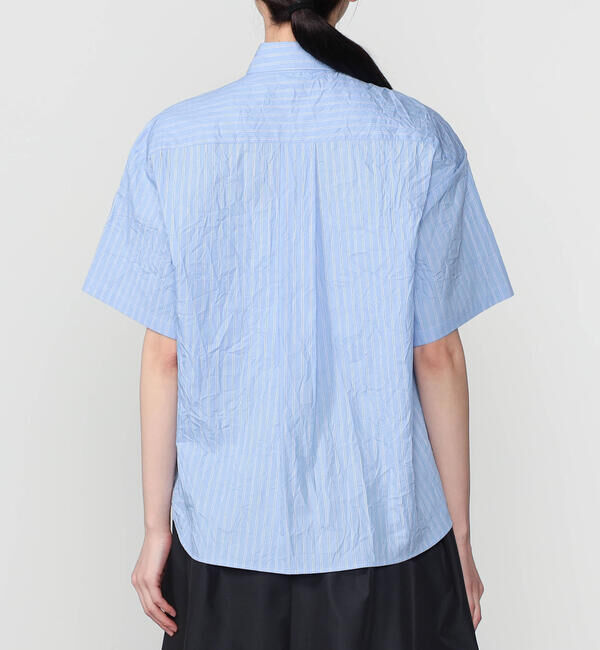  「nicholson & nicholson | ストライプ フリルシャツ WOMEN」|シャツ・ブラウス|