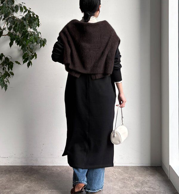  「【WEB限定】裏毛裏起毛ワンピース」|ワンピース|