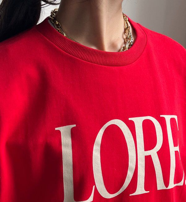  「LOREプリントドルマンプルオーバー」|Tシャツ・カットソー|