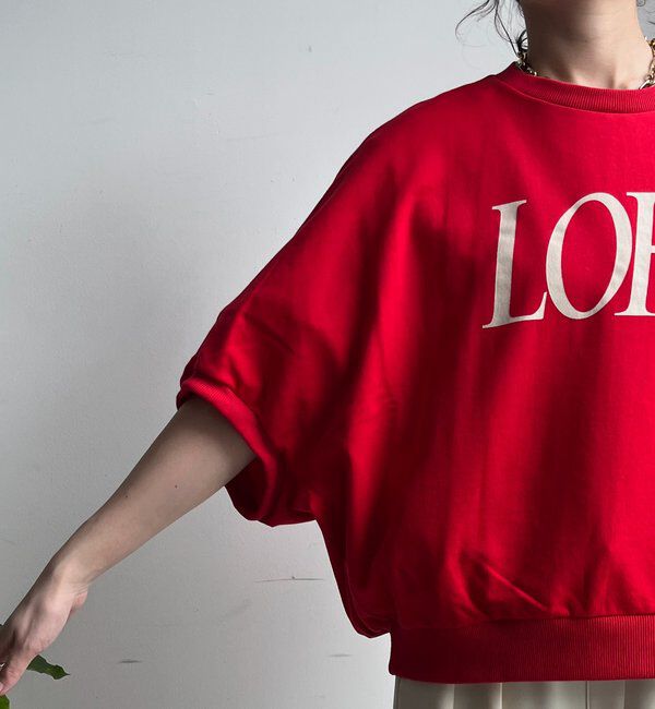  「LOREプリントドルマンプルオーバー」|Tシャツ・カットソー|