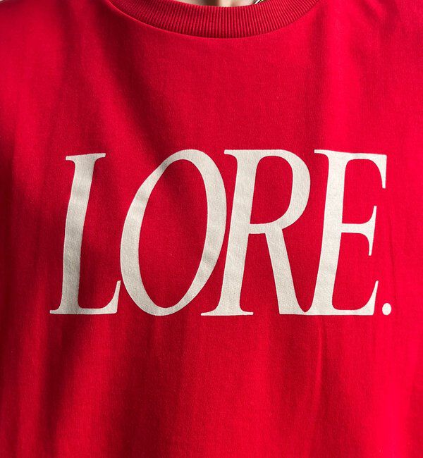  「LOREプリントドルマンプルオーバー」|Tシャツ・カットソー|