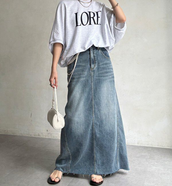  「LOREプリントドルマンプルオーバー」|Tシャツ・カットソー|