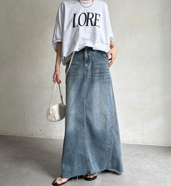  「LOREプリントドルマンプルオーバー」|Tシャツ・カットソー|