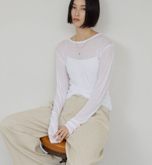 La nature linge】NEWロングスリーブTシャツ（La nature linge