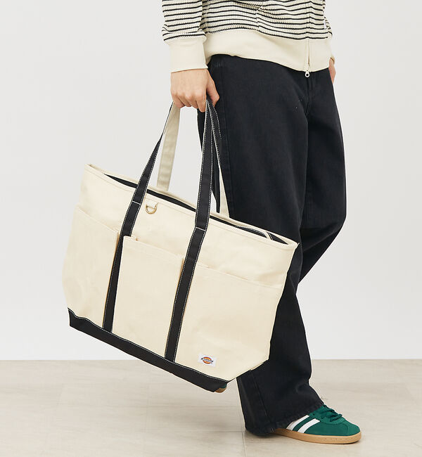 ABAHOUSE「【DICKIES/ディッキーズ】AUTHENTIC CANVAS TOTE L」|トートバッグ|