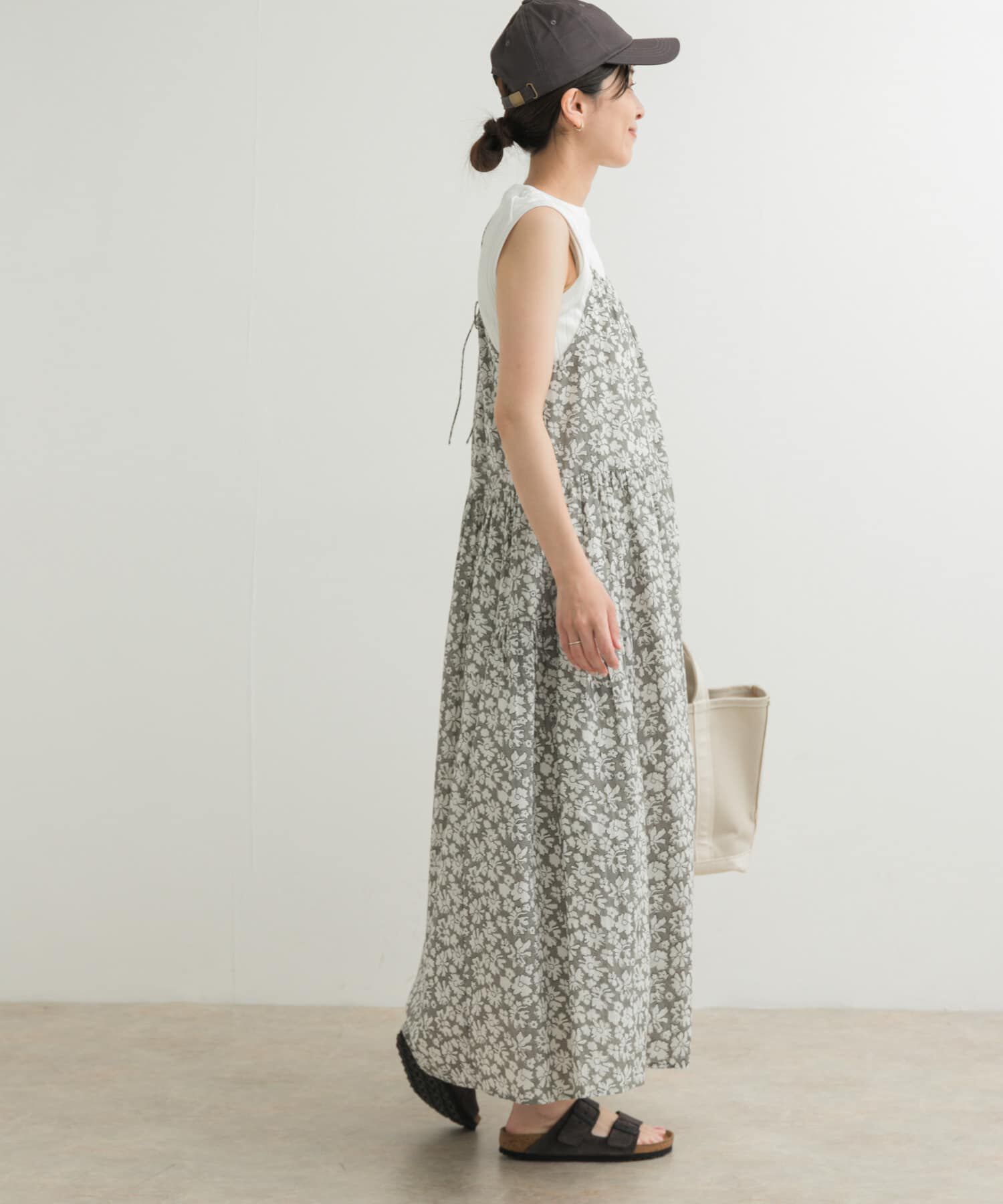 URBAN RESEARCH DOORS「コットンフラワーキャミワンピース」|ワンピース|