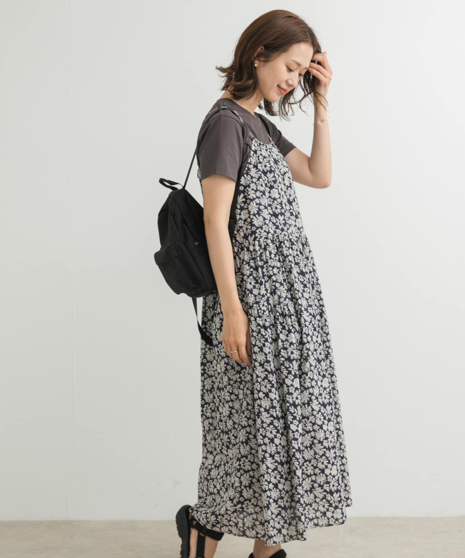 URBAN RESEARCH DOORS「コットンフラワーキャミワンピース」|ワンピース|