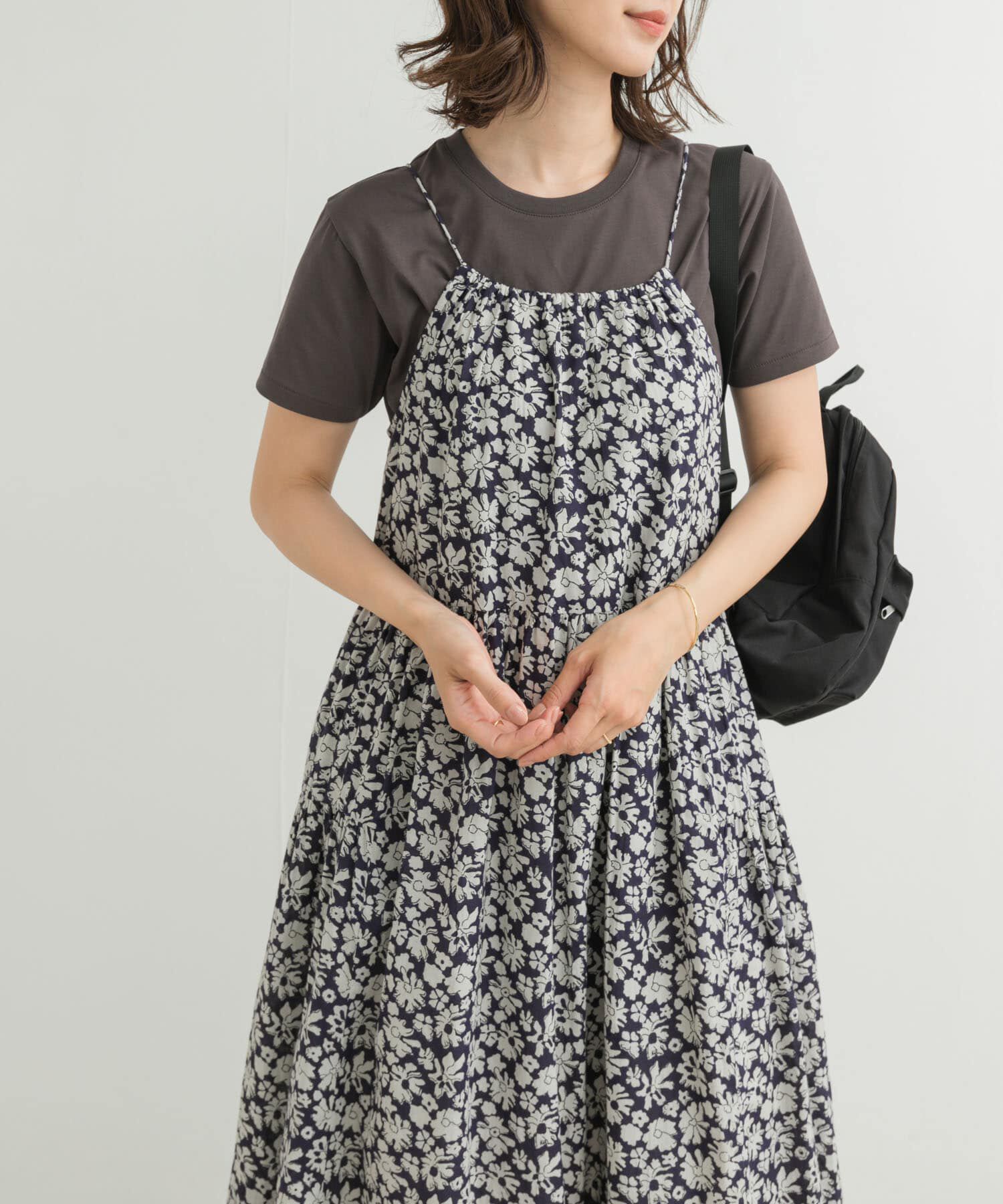 URBAN RESEARCH DOORS「コットンフラワーキャミワンピース」|ワンピース|