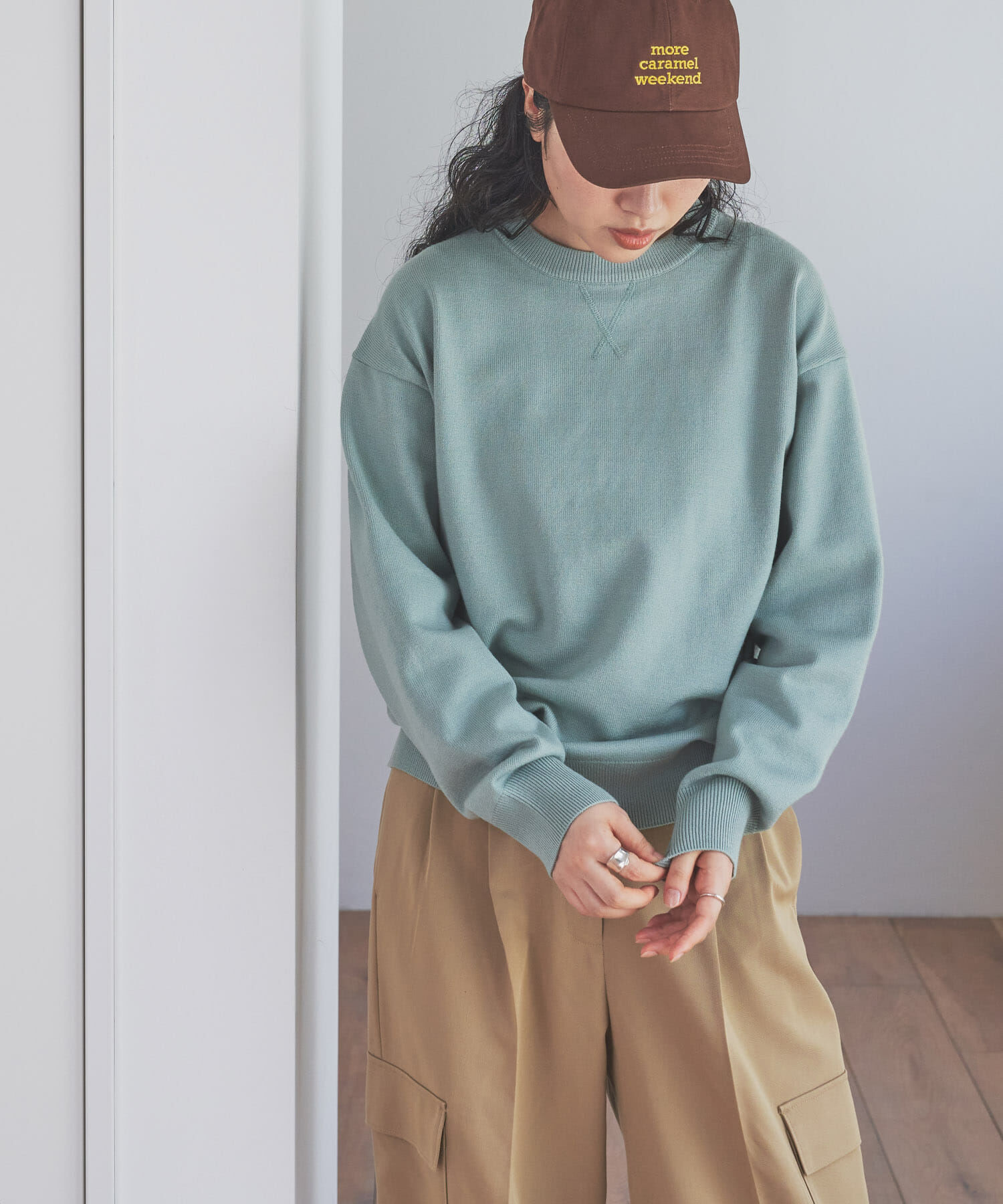 URBAN RESEARCH DOORS「『仁村紗和さん着用』『UR TECH 200日ﾆｯﾄ』ｽｳｪｯﾄﾗｲｸﾌﾟﾙｵｰ  」|ニット・セーター|