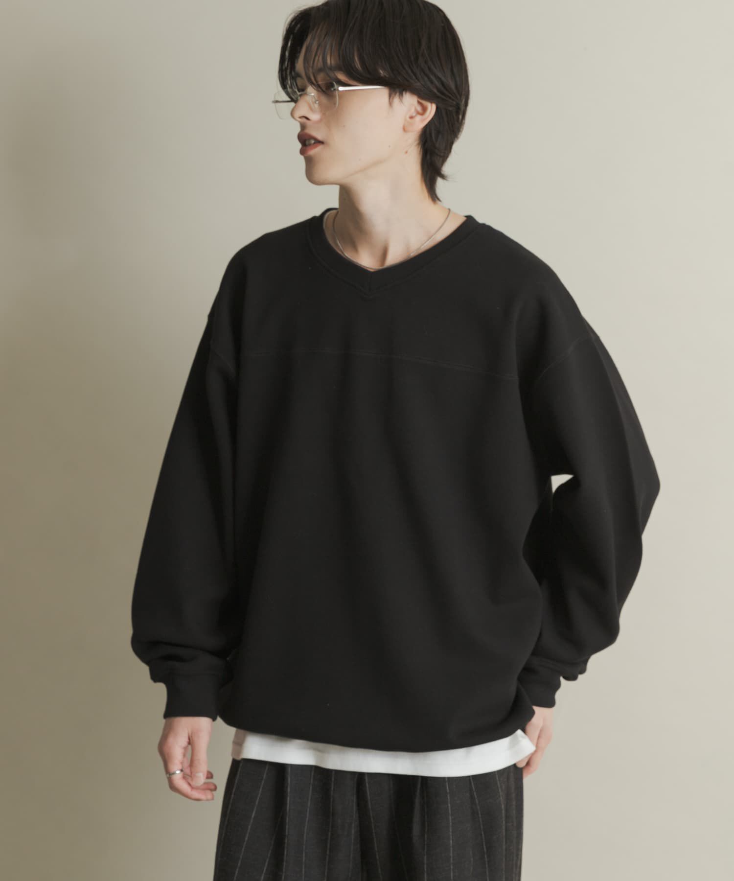 SENSE OF PLACE by URBAN RESEARCH「カノコVネックスウェット」|スウェット・ジャージ|