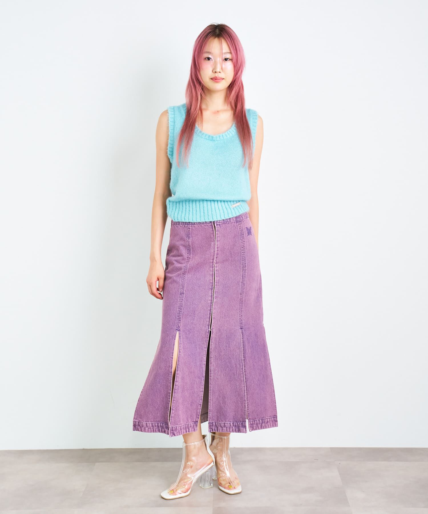 SENSE OF PLACE by URBAN RESEARCH「ANNA SUI NYC　ラメニットベスト」|ニット・セーター|