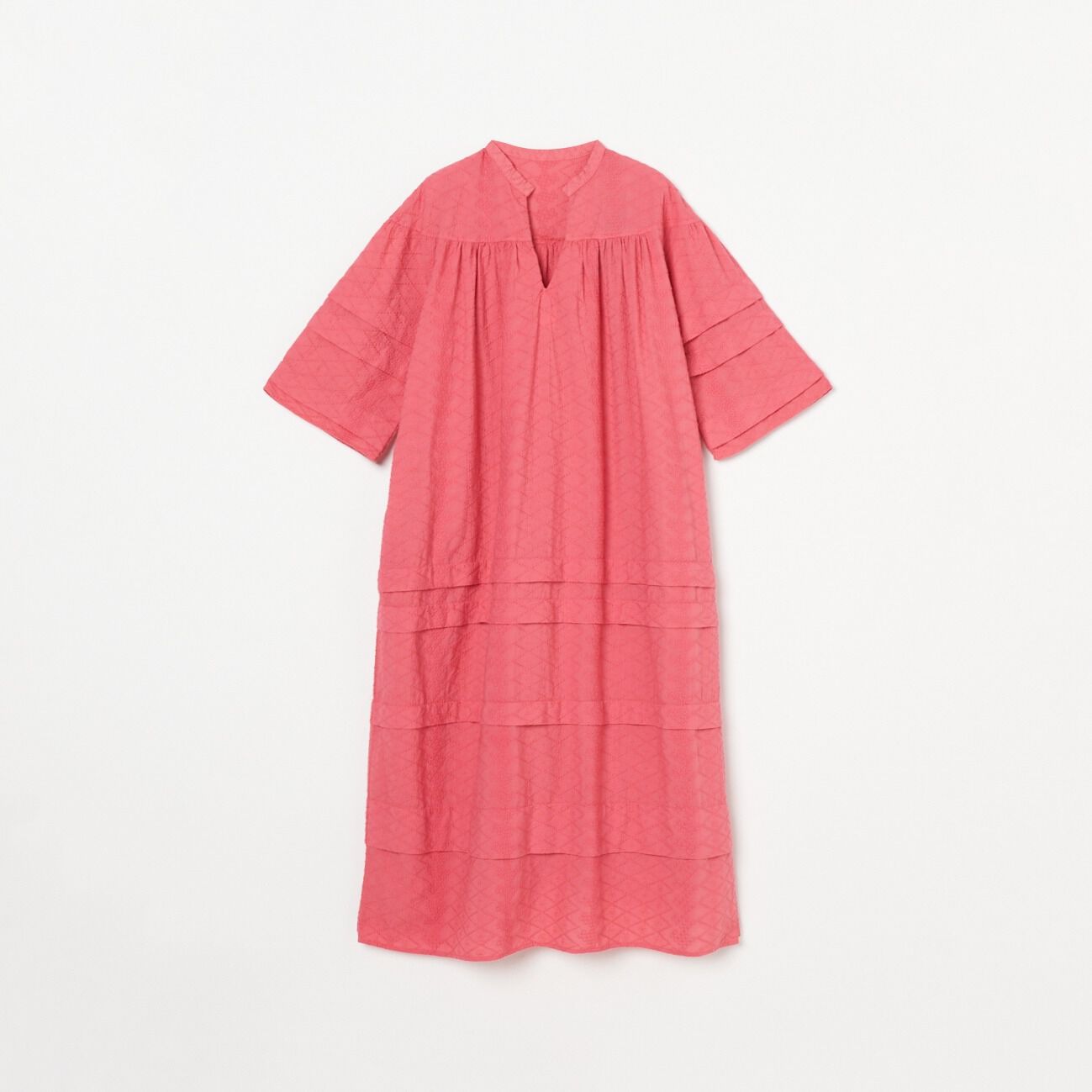 HELIOPOLE「HELIOPOLE ETHNICALCOTTON LACE CAFTAN OP」|ワンピース|ピンク