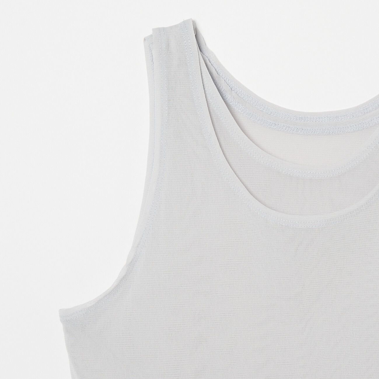 HELIOPOLE「HELIOPOLE DOUBLE TULLE TANK TOP」|Tシャツ・カットソー|