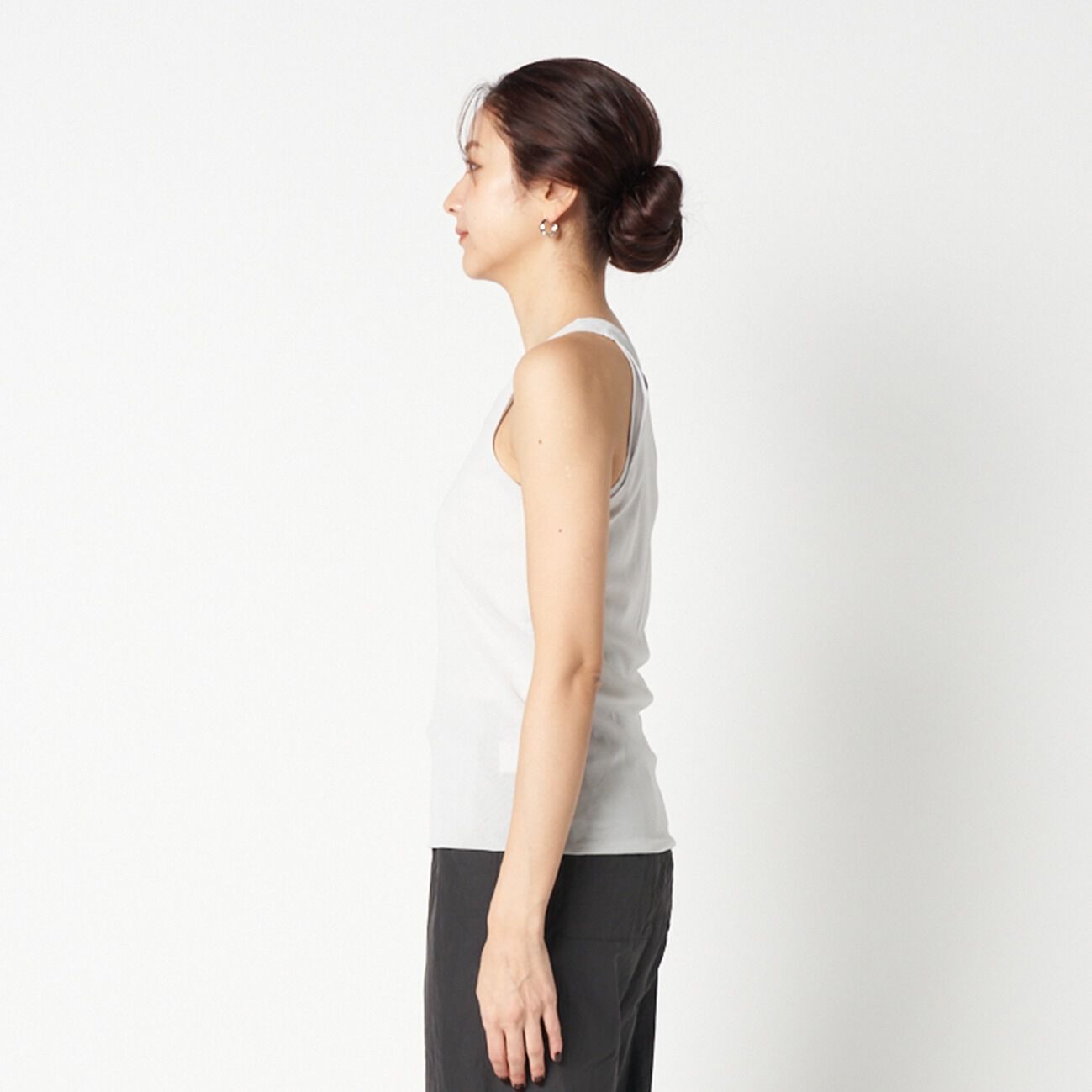 HELIOPOLE「HELIOPOLE DOUBLE TULLE TANK TOP」|Tシャツ・カットソー|