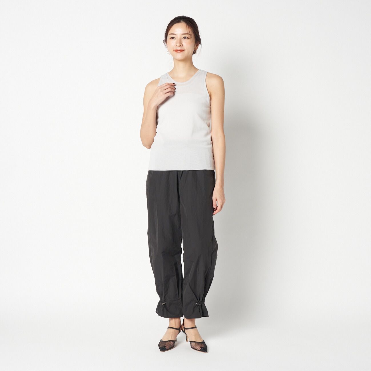 HELIOPOLE「HELIOPOLE DOUBLE TULLE TANK TOP」|Tシャツ・カットソー|