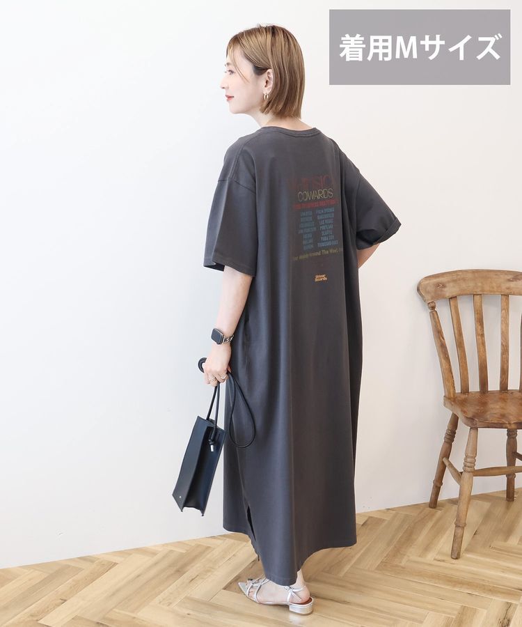 AMERICAN HOLIC「【選べる丈】ツアーロゴ加工Tワンピース」|ワンピース|