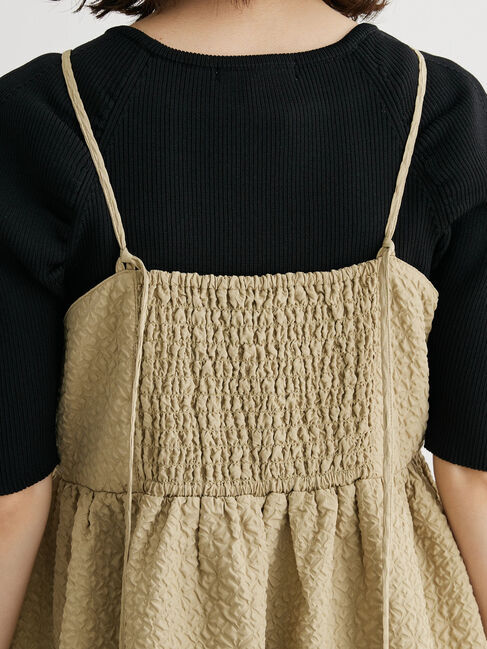 Green Parks「・ELENCARE　DUE　フクレキャミワンピース」|ワンピース|