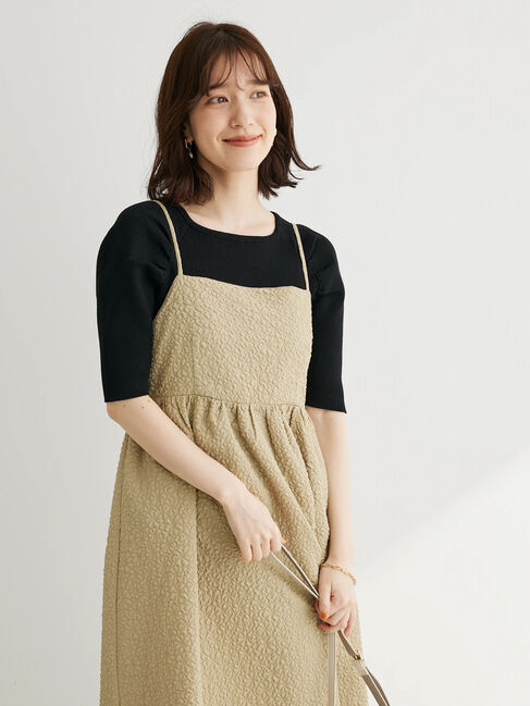 Green Parks「・ELENCARE　DUE　フクレキャミワンピース」|ワンピース|