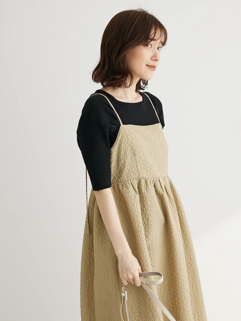 Green Parks「・ELENCARE　DUE　フクレキャミワンピース」|ワンピース|