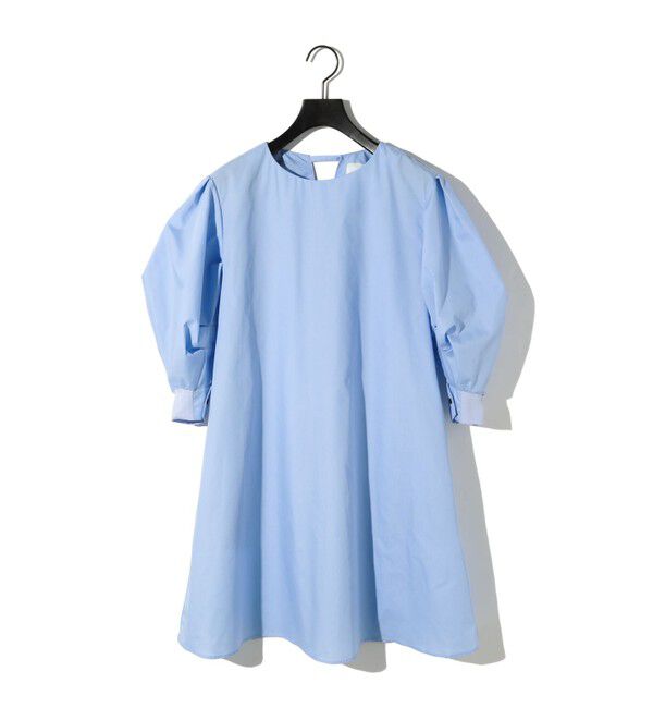 MIDIUMISOLID「MIDIUMISOLID for Ladies バックスリットボリュームスリーブチュニック」|シャツ・ブラウス|