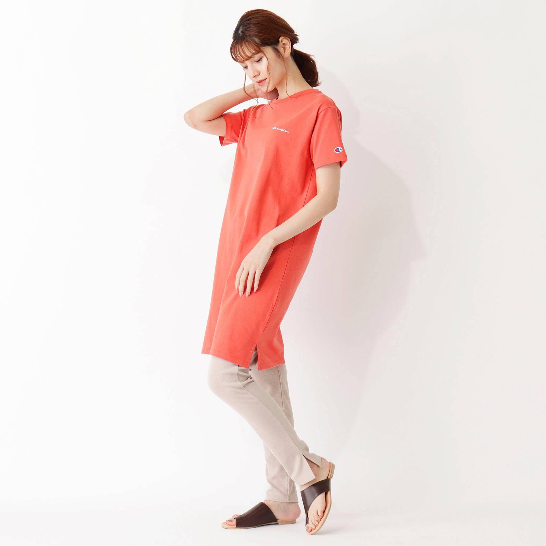 grove「Champion クルーネックTシャツワンピース」|ワンピース|