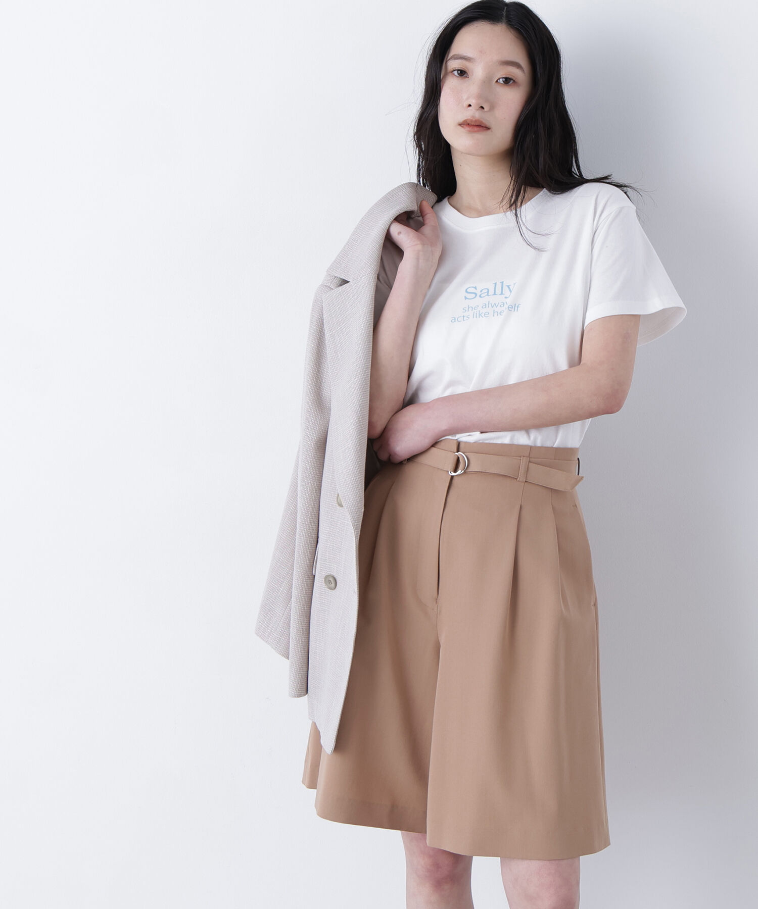  「〈N.〉ロゴプリントTシャツ」|Tシャツ・カットソー|