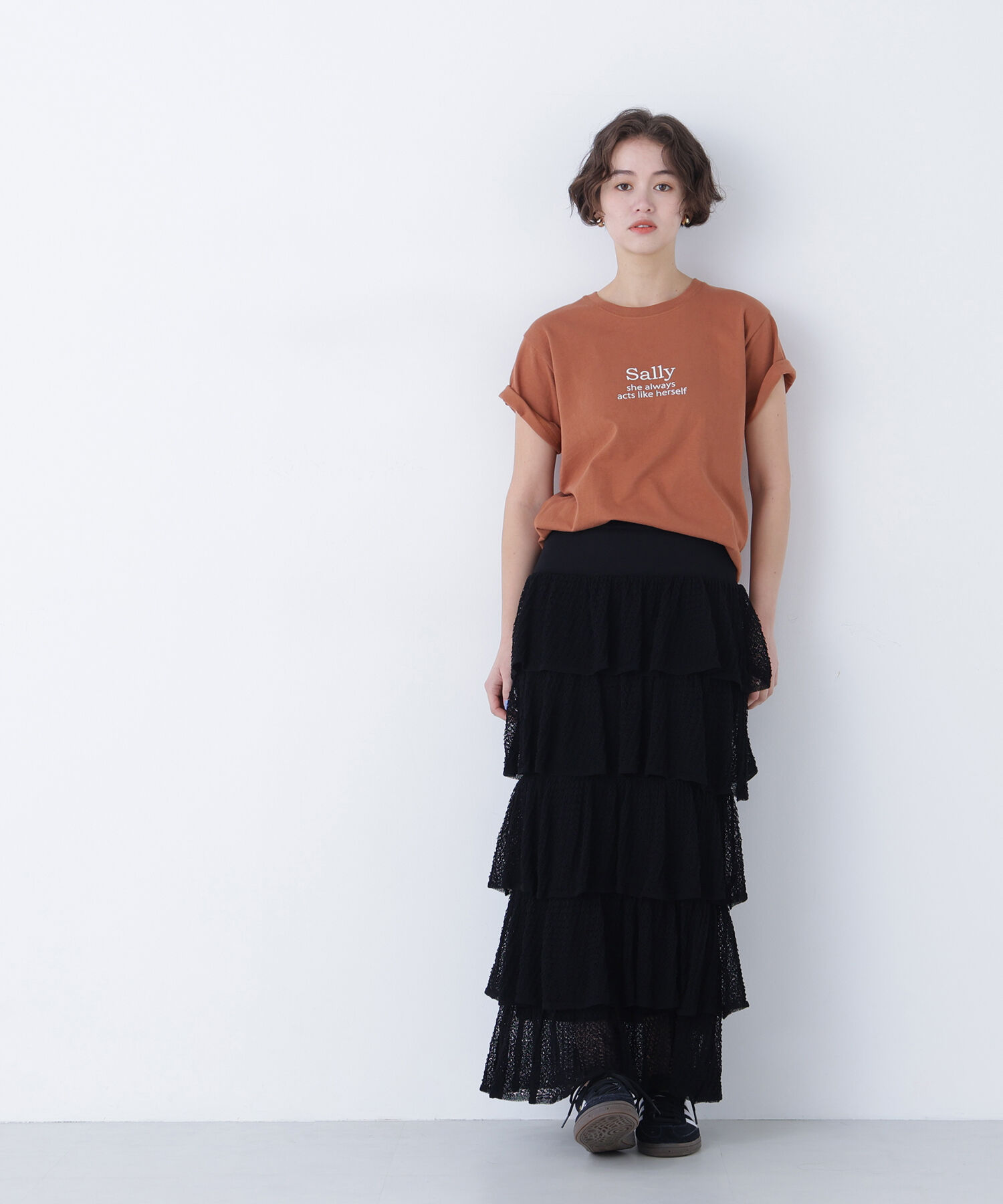  「〈N.〉ロゴプリントTシャツ」|Tシャツ・カットソー|