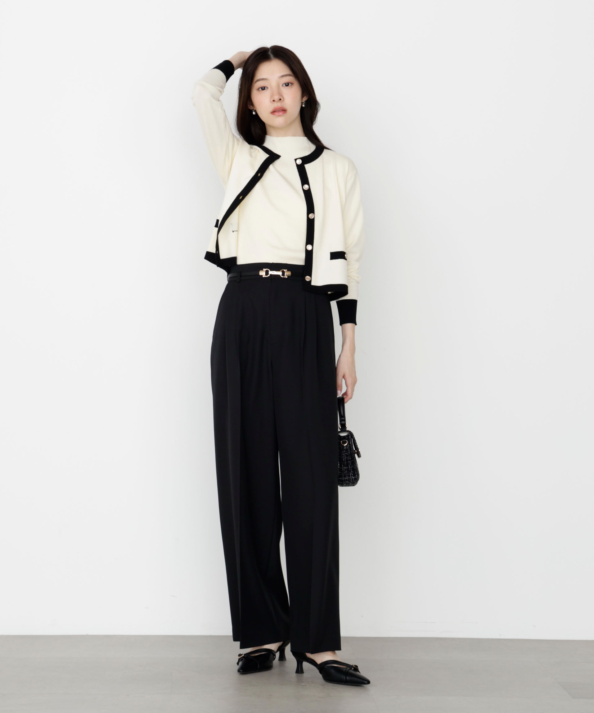 PROPORTION BODY DRESSING「ハイウエストワイドパンツ 25AW」|その他|