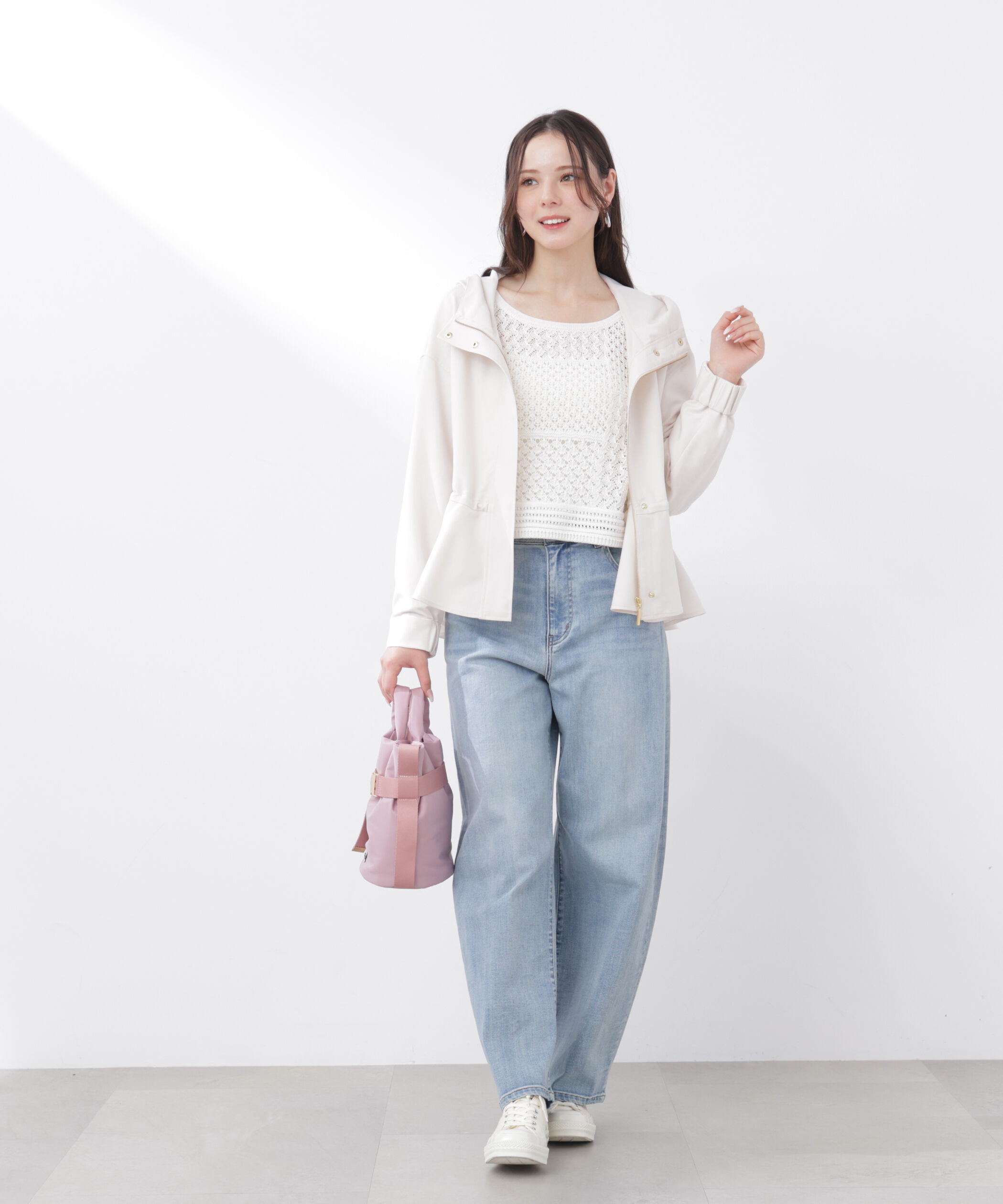 PROPORTION BODY DRESSING「透かし編みボックスニット　26SS」|ニット・セーター|